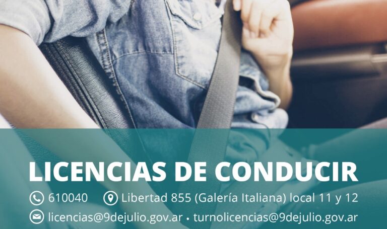 Licencias de Conducir: trámite para exámenes
