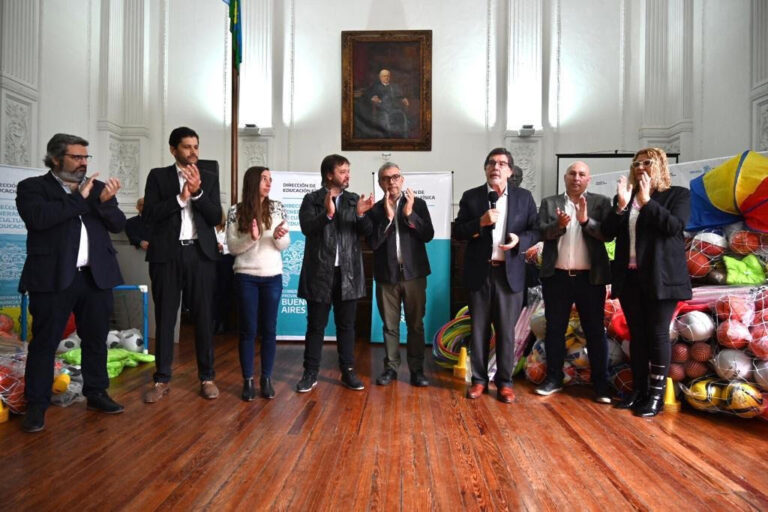 La Provincia destina material deportivo por $ 5,8 millones para escuelas de 9 de Julio
