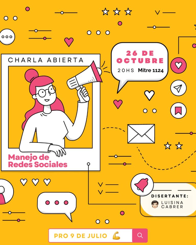 Manejo de Redes Sociales: charla abierta