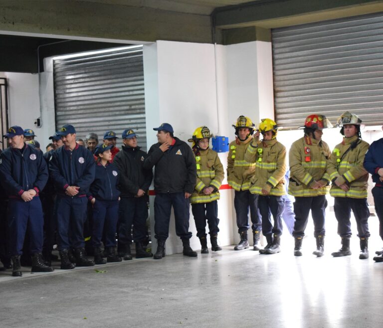 En Quiroga se capacitaron Bomberos de la Región Noroeste