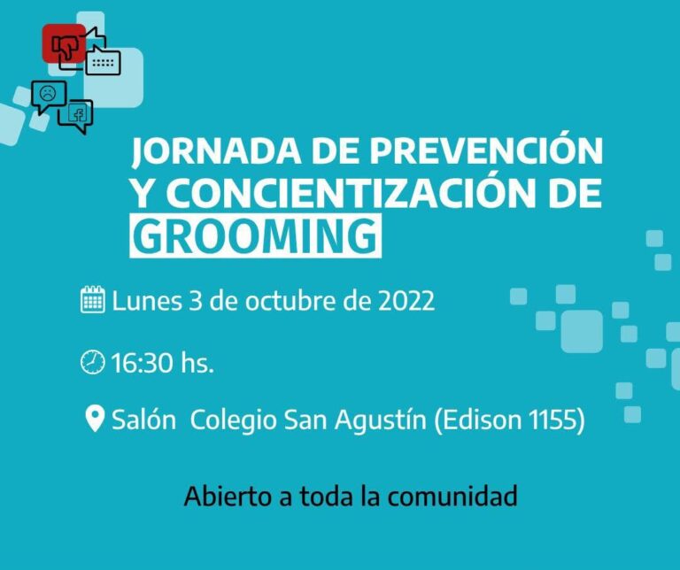 Se realizará la 2da Jornada de Prevención de Grooming