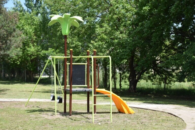 Barrio Los Zorzales: embellecen la plaza