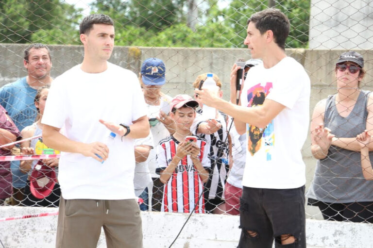 Más de 300 chicos en Dudignac, con Nacho y Paradela