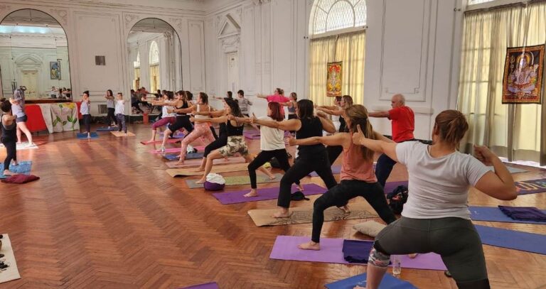 El Festival de Yoga contó con muy buena participación