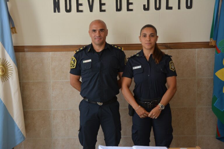 Asumieron nuevos jefes Policiales en 9 de Julio