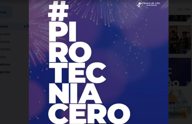 Fiestas: el pedido para que sean libres de pirotecnia