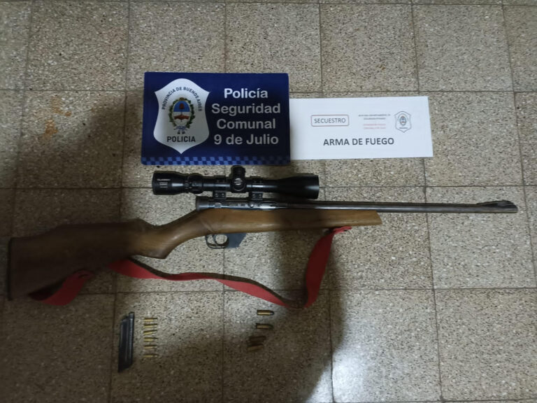 Secuestraron armas, un auto y marihuana