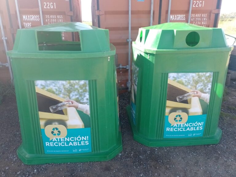 Residuos reciclables: se suman campanas en otras plazas