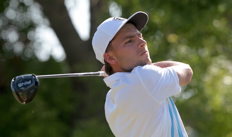Golf: Miguel Sancholuz (h) debutó como profesional