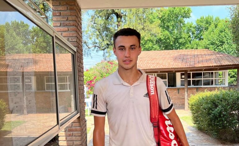 Tenis: Tomás Benítez salió campeón nacional en dobles