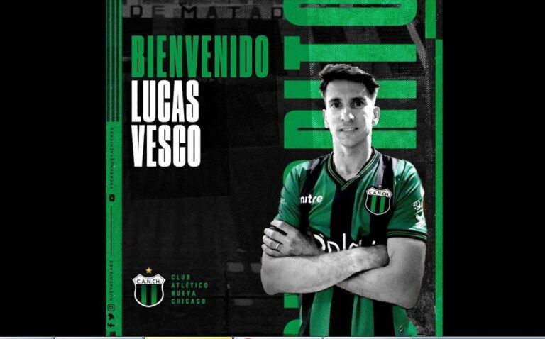 Lucas Vesco jugará en Nueva Chicago
