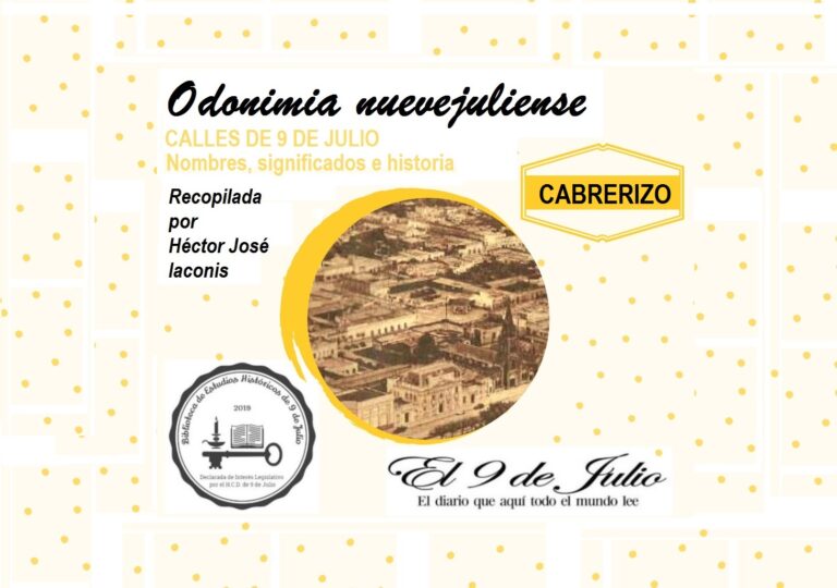 Odonimia nuevejuliense. Calle Maestro Elías Cabrerizo