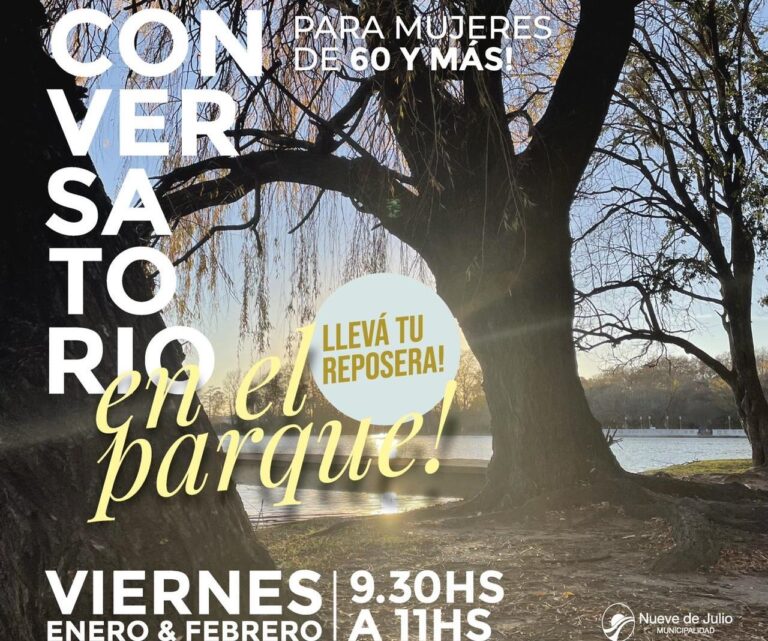 Mujeres: conversatorio en el Parque General San Martín