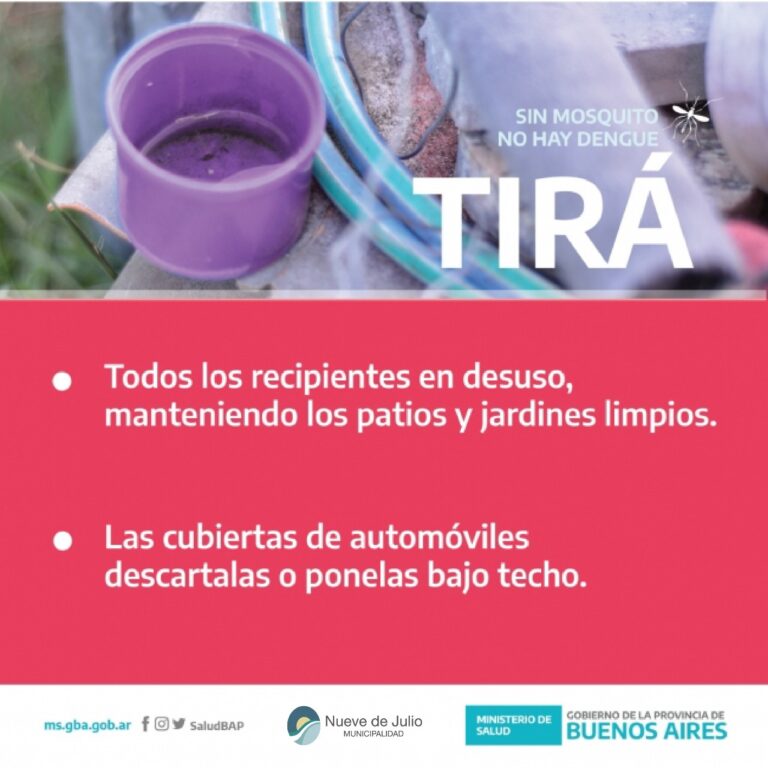 Recomendaciones para la prevención del dengue