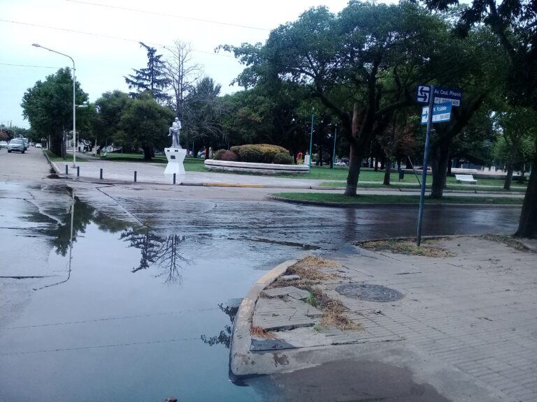 Lluvia intensa durante la madrugada