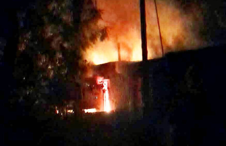 Se incendió una vivienda en Naón