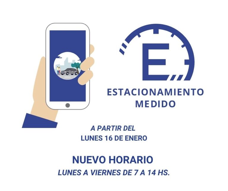 Se modificará el horario del estacionamiento medido