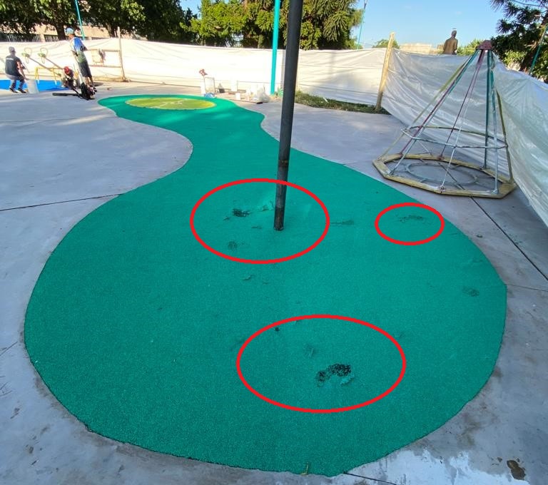 Nuevo acto de vandalismo en Plaza Italia