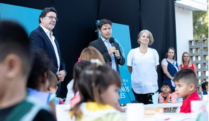 Kicillof encabezó el inicio del ciclo lectivo 2023