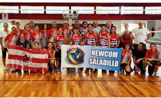 Hubo partidos el sábado en el gimnasio del Club Atlético