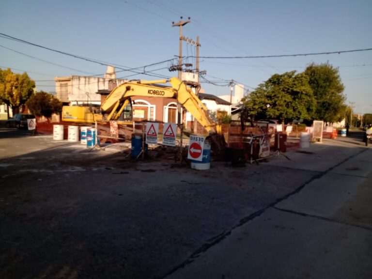 Nueva etapa de la obra en Cosentino y Cavallari