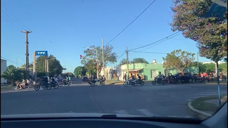 Numerosa presencia de motos el fin de semana