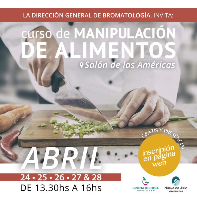 Nuevo Curso de Manipuladores de Alimentos