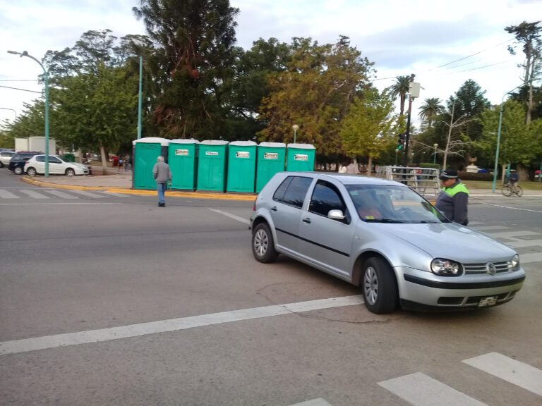 Cortes de tránsito en la zona céntrica: qué calles comprende