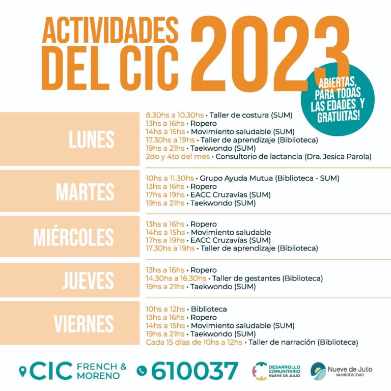 En el CIC se pueden realizar diversas actividades