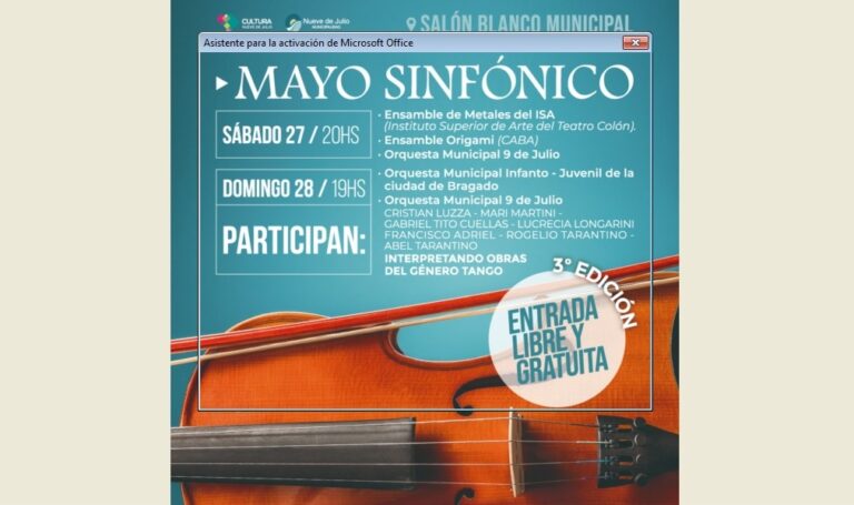 Este fin de semana se llevará a cabo“Mayo Sinfónico”