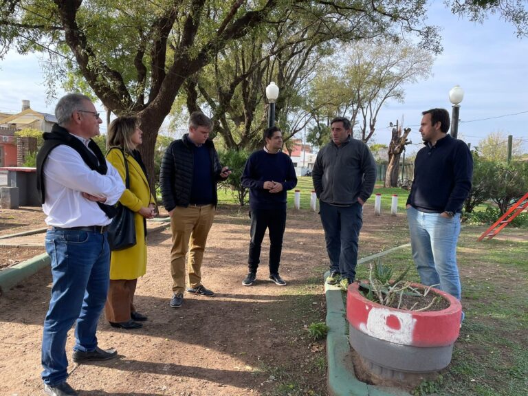 Nacho Palacios participó de reuniones en Rojas