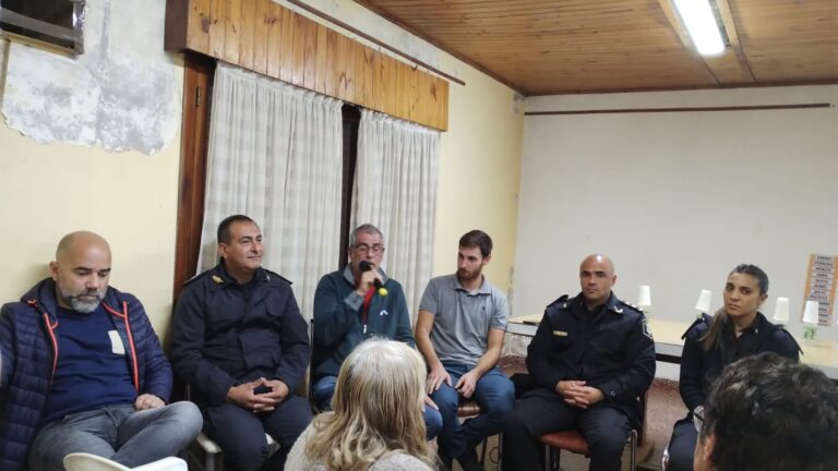 Seguridad: autoridades y vecinos se reunieron en La Niña