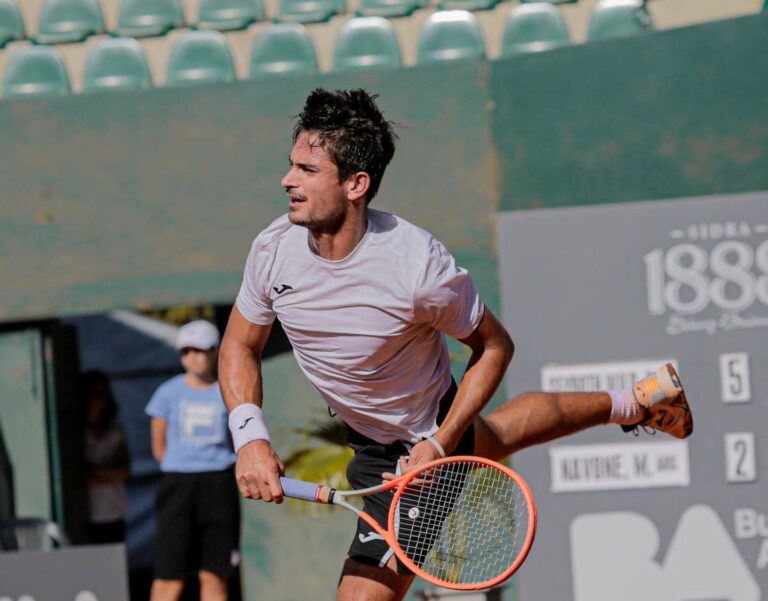 Tenis: Mariano Navone jugó el Challenger de Prostejov