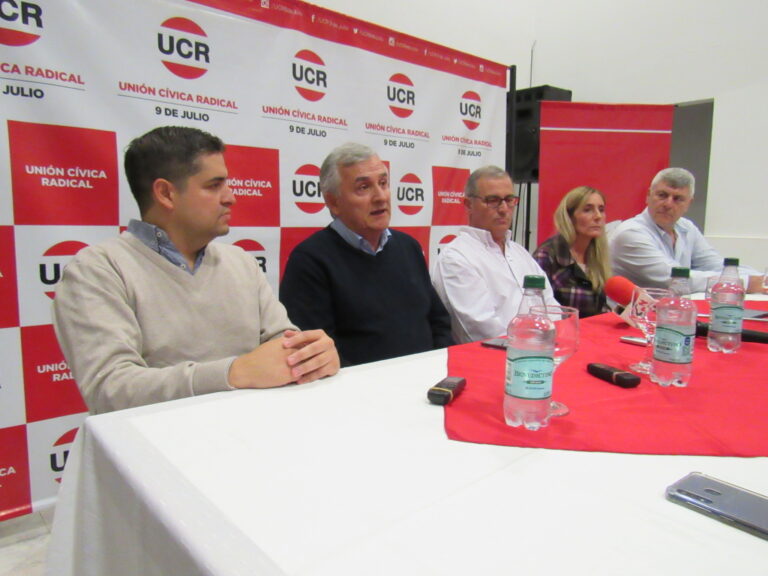 Gerardo Morales inició en 9 de Julio su recorrida por la Cuarta Sección