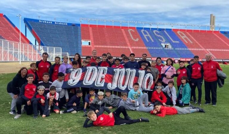 Los chicos de Dudignac vivieron una grata jornada en San Lorenzo