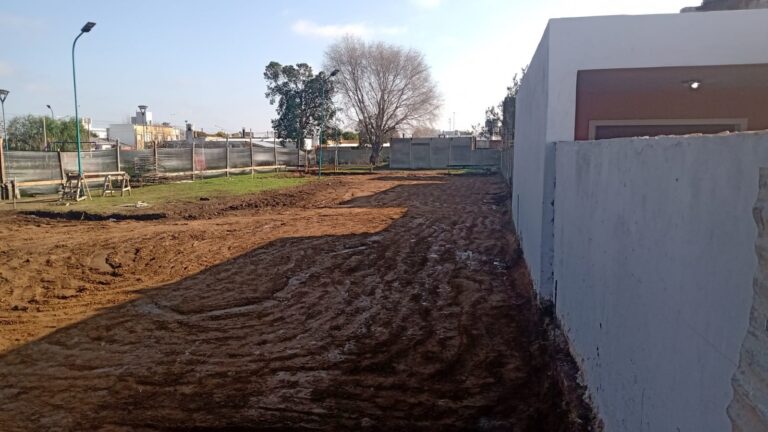 Empezó la obra del nuevo centro de salud del Barrio Alborada