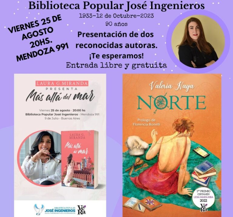 Biblioteca Ingenieros recibe a dos autoras