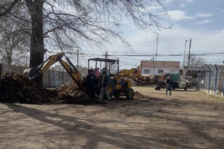 El Fortín empezó la obra del Polideportivo