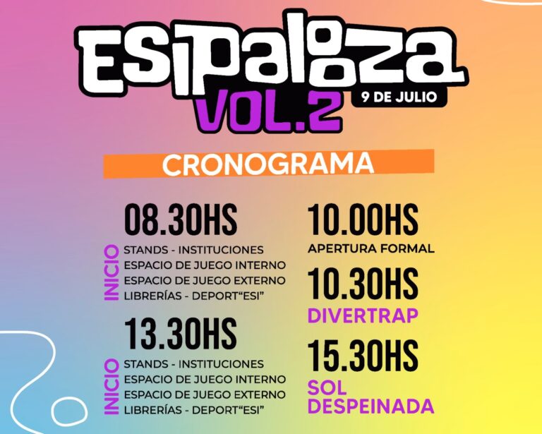 Se viene el “ESIPALOOZA Vol.2”, Festival de ESI