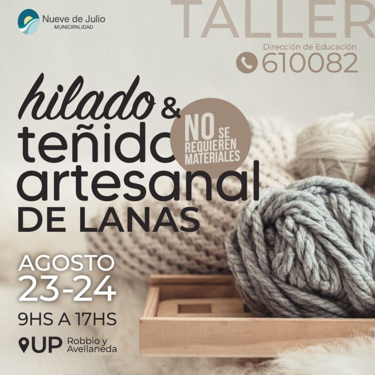 Seminario de hilado y teñido artesanal