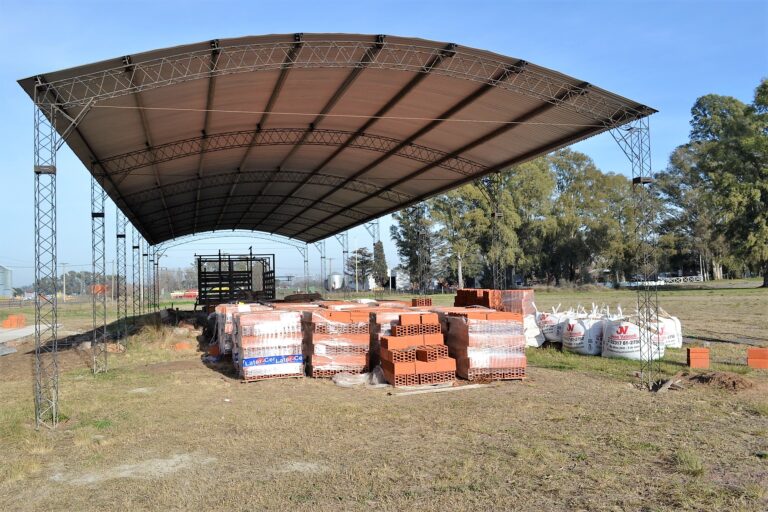 Avanzan las obras del nuevo predio de Sociedad Rural