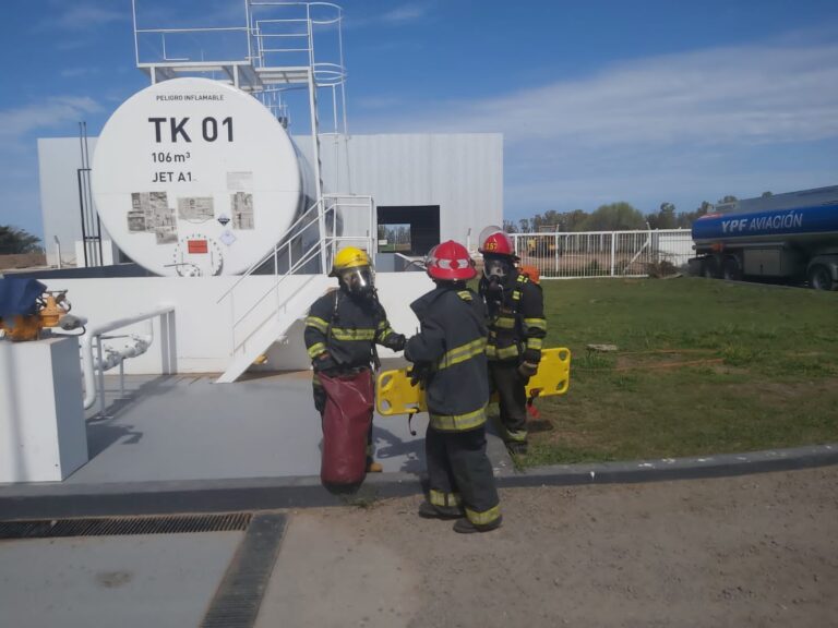 Bomberos realizaron una capacitación