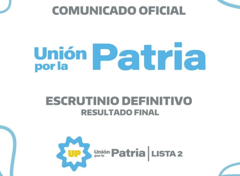 Escrutinio definitivo: comunicado de la Lista 2