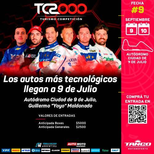 Comenzó la venta de entradas para el TC2000 en 9 de Julio