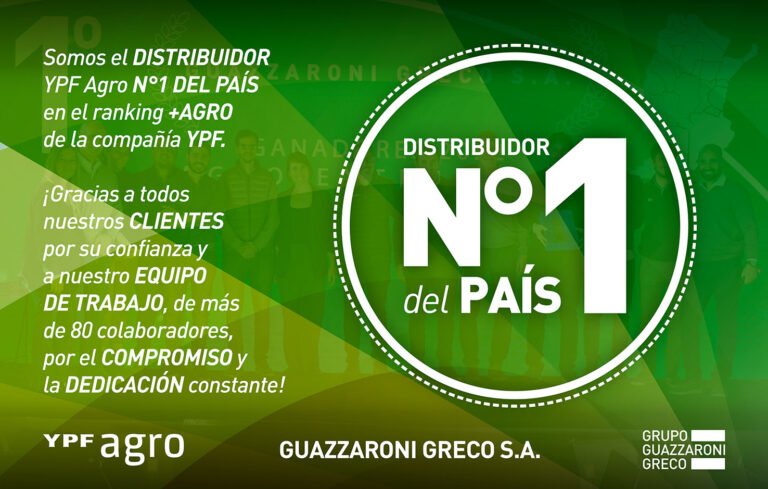 Guazzaroni Greco S.A. es el Distribuidor YPF Agro más importante del país
