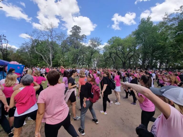 Lucha contra el Cáncer de Mama: se realizó la Caminata