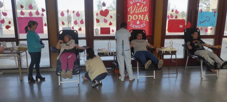 En las últimas tres colectas de sangre aportaron 134 donantes