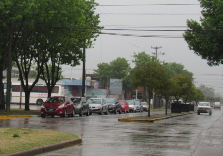 La lluvia en la ciudad de 9 de Julio y localidades