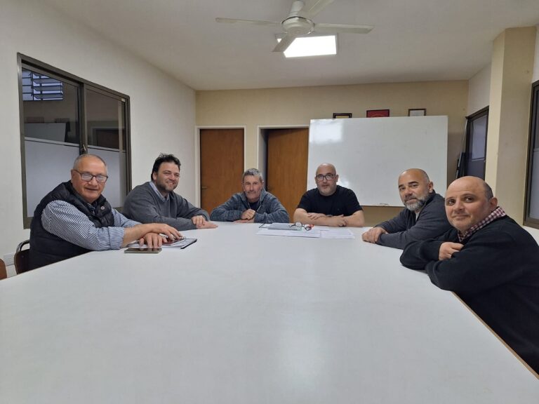 Se reunieron el Intendente y los Bomberos