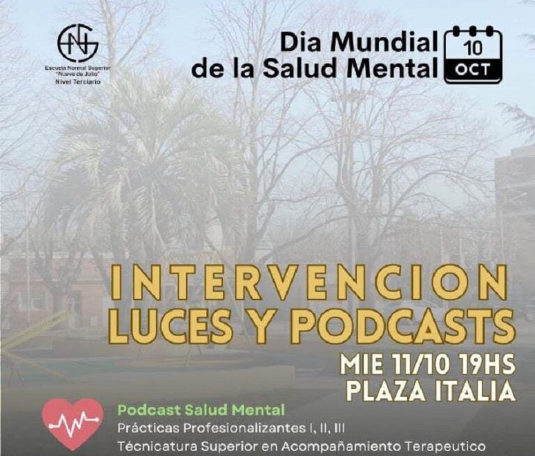 Día de la Salud Mental: invitación de los alumnos del Instituto 4
